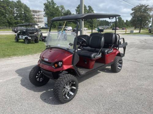 New 2022 E-Z-Go Golf Carts AllExpress L6 72V Electric Inferno Red